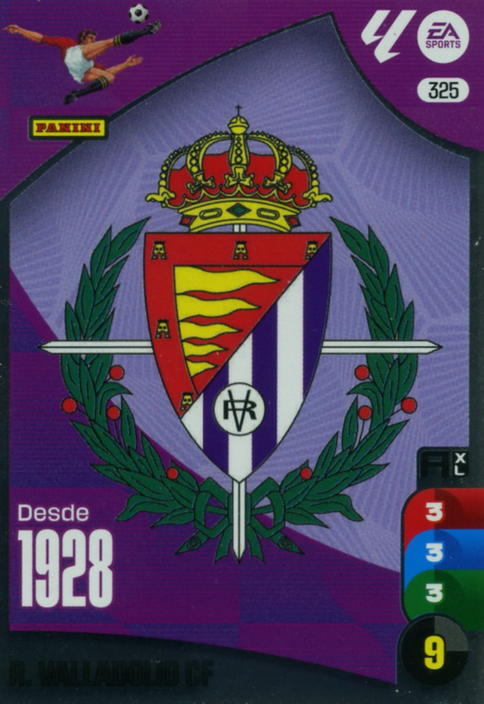 Panini Adrenalyn XL La Liga 2024/2025 - #325.  Escudo  - Valladolid - 1ª Edición, Cromo RAW