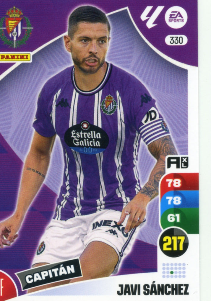 Panini Adrenalyn XL La Liga 2024/2025 - #330.  Javi Sánchez - Valladolid - 1ª Edición, Cromo RAW