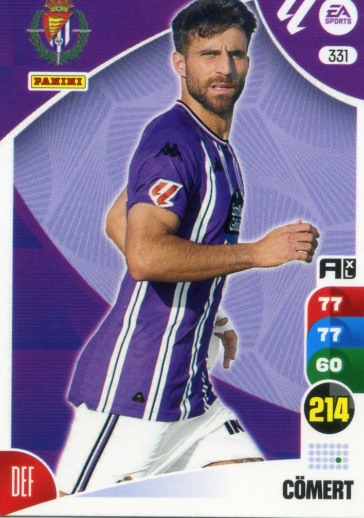 Panini Adrenalyn XL La Liga 2024/2025 - #331.  Cömert - Valladolid - 1ª Edición, Cromo RAW