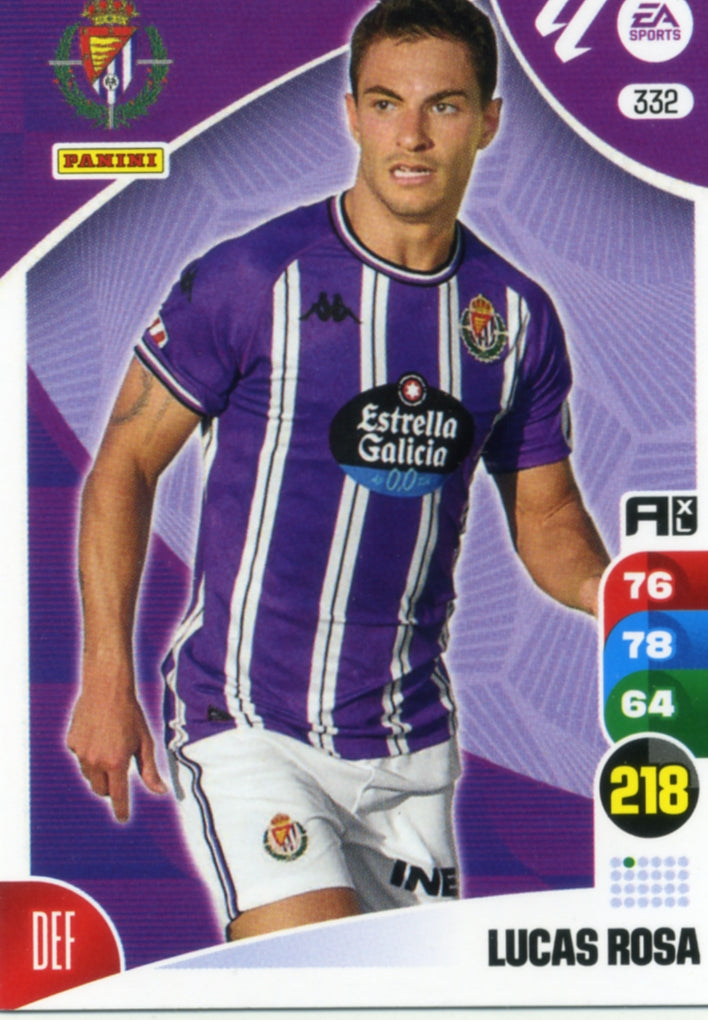 Panini Adrenalyn XL La Liga 2024/2025 - #332.  Lucas Rosa - Valladolid - 1ª Edición, Cromo RAW