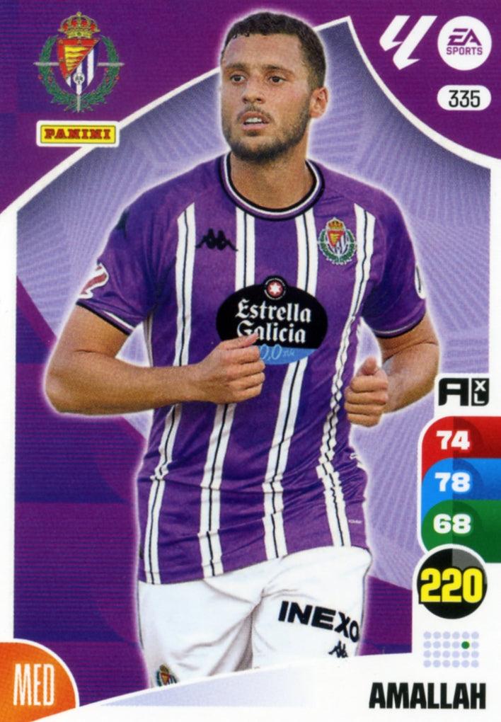 Panini Adrenalyn XL La Liga 2024/2025 - #335.  Amallah - Valladolid - 1ª Edición, Cromo RAW