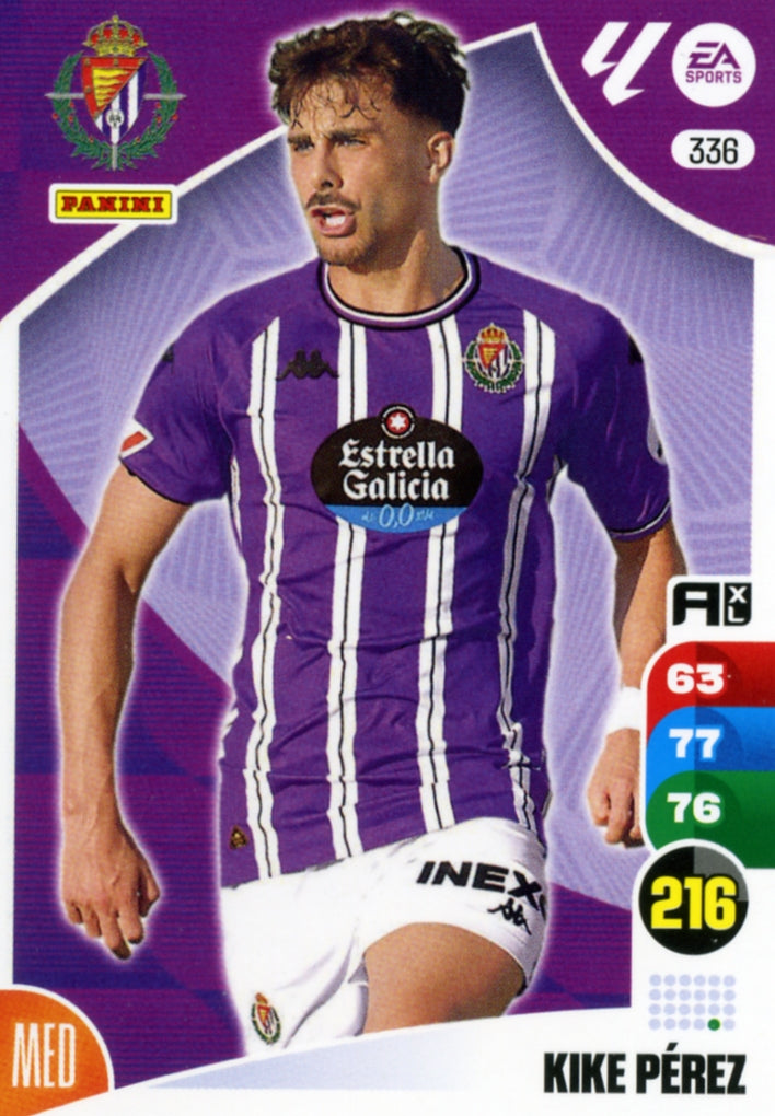 Panini Adrenalyn XL La Liga 2024/2025 - #336.  Kike Pérez - Valladolid - 1ª Edición, Cromo RAW