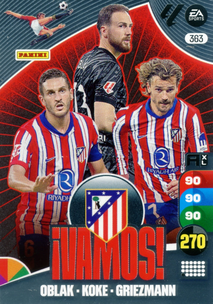 Panini Adrenalyn XL La Liga 2024/2025 - #363 - ¡VAMOS! - Atlético de Madrid - 1ª Edición, Cromo RAW