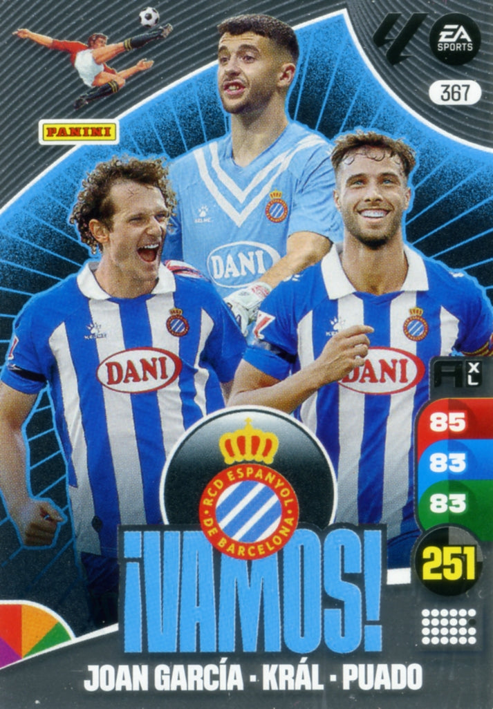 Panini Adrenalyn XL La Liga 2024/2025 - #367 - ¡VAMOS! - Español - 1ª Edición, Cromo RAW