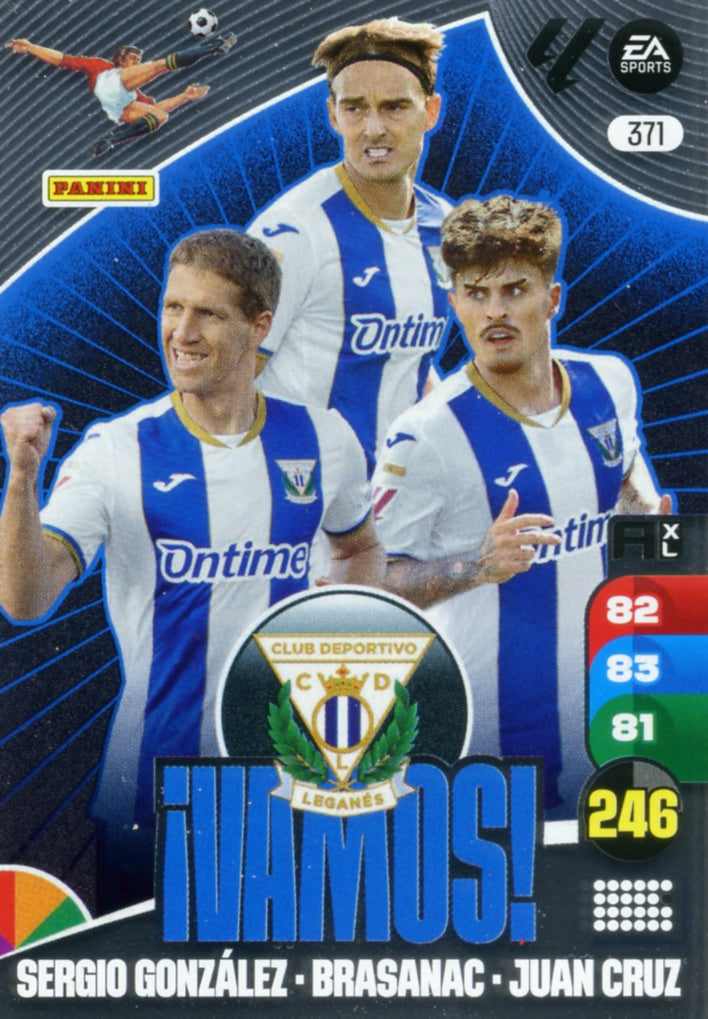 Panini Adrenalyn XL La Liga 2024/2025 - #371 - ¡VAMOS! - Leganés - 1ª Edición, Cromo RAW