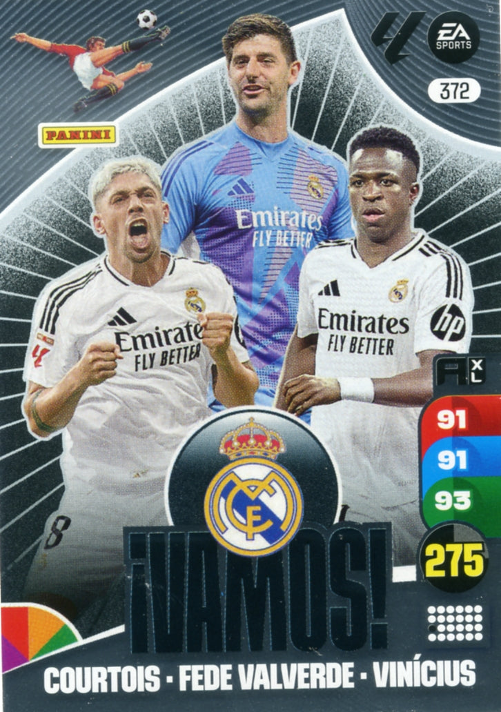 Panini Adrenalyn XL La Liga 2024/2025 - #372 - ¡VAMOS! - Real Madrid - 1ª Edición, Cromo RAW