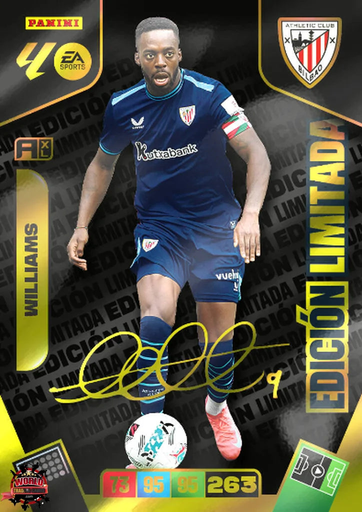 Williams - Athletic Club - Panini Adrenalyn XL - 2025-2026 - SP - Edición Limitada - Firmada