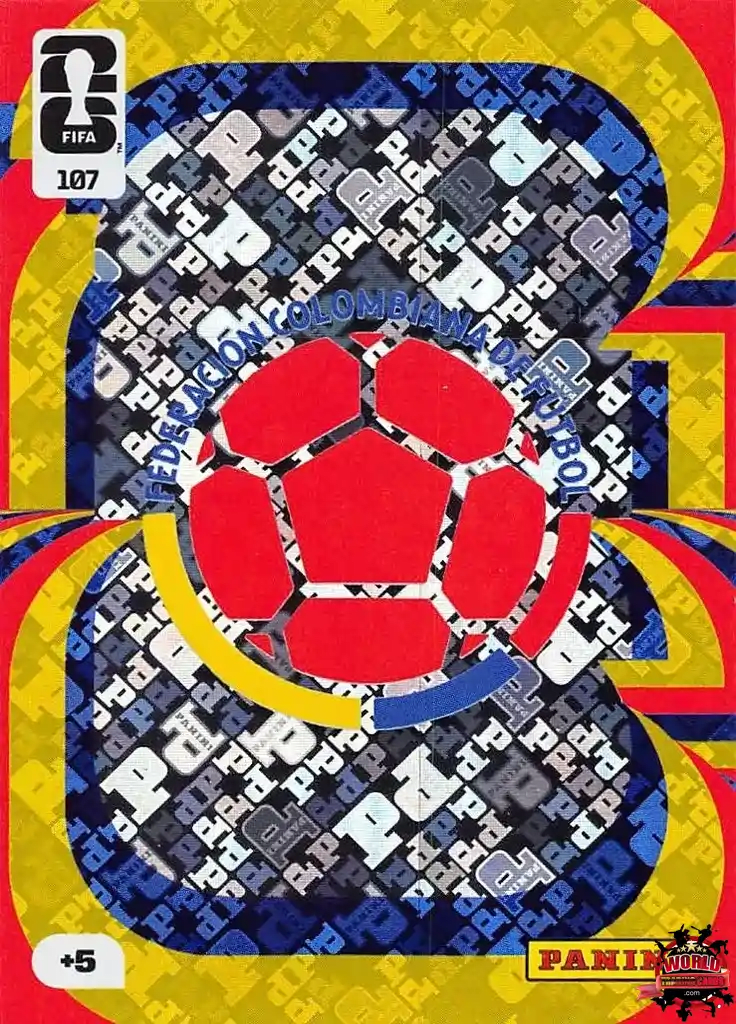 #107|Panini|Adrenlyn XL|FIFA World Cup|2026|Escudo|BASICO