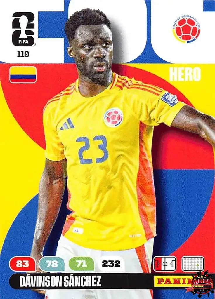 #110|Panini|Adrenlyn XL|FIFA World Cup|2026|Davinson Sánchez |BASICO