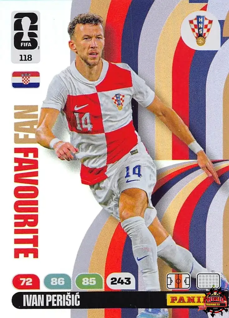 #118|Panini|Adrenlyn XL|FIFA World Cup|2026|Ivan Perisic - Fan Favourite|BASICO