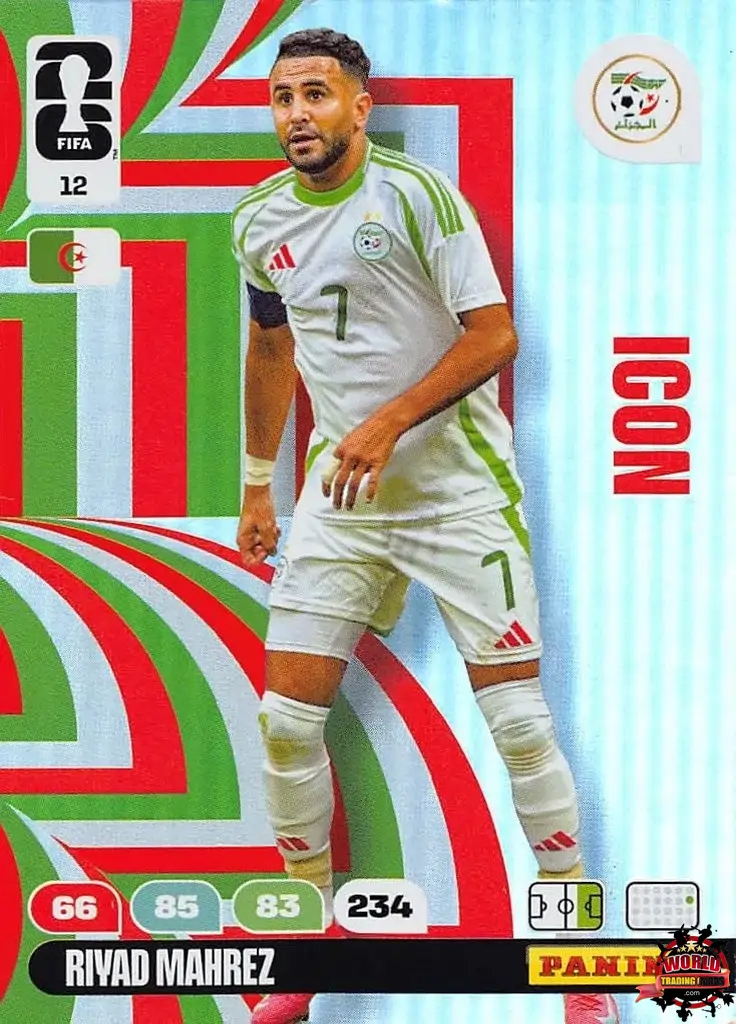 #012|Panini|Adrenlyn XL|FIFA World Cup|2026|Riyad Mahrez - Icon|BASICO