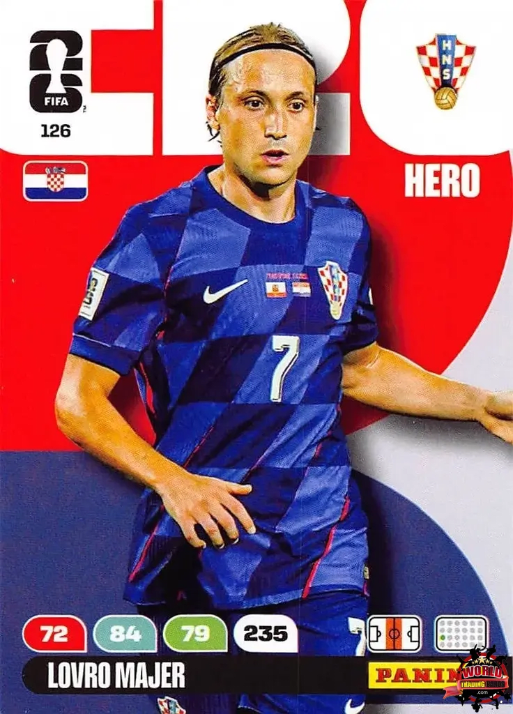 #126|Panini|Adrenlyn XL|FIFA World Cup|2026|Lovro Majer |BASICO
