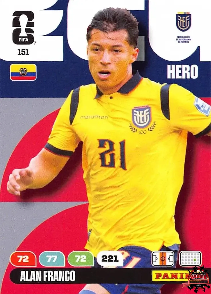 #151|Panini|Adrenlyn XL|FIFA World Cup|2026|Alan Franco |BASICO