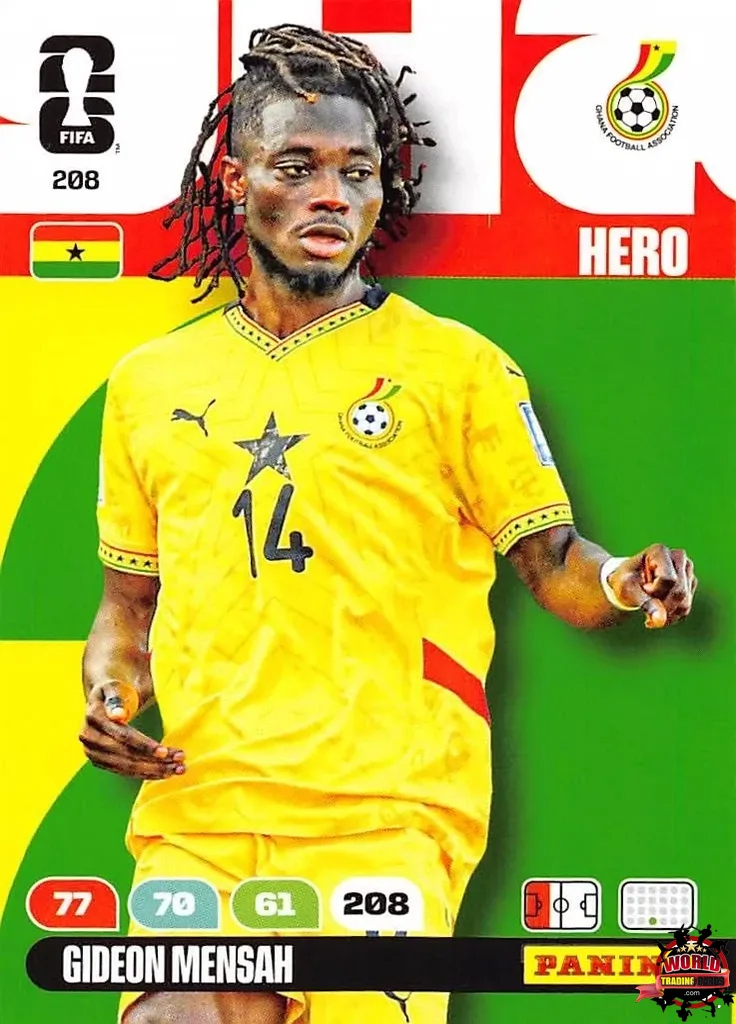 #208|Panini|Adrenlyn XL|FIFA World Cup|2026|Gideon Mensah |BASICO