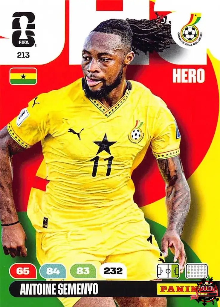 #213|Panini|Adrenlyn XL|FIFA World Cup|2026|Antoine Semenyo |BASICO