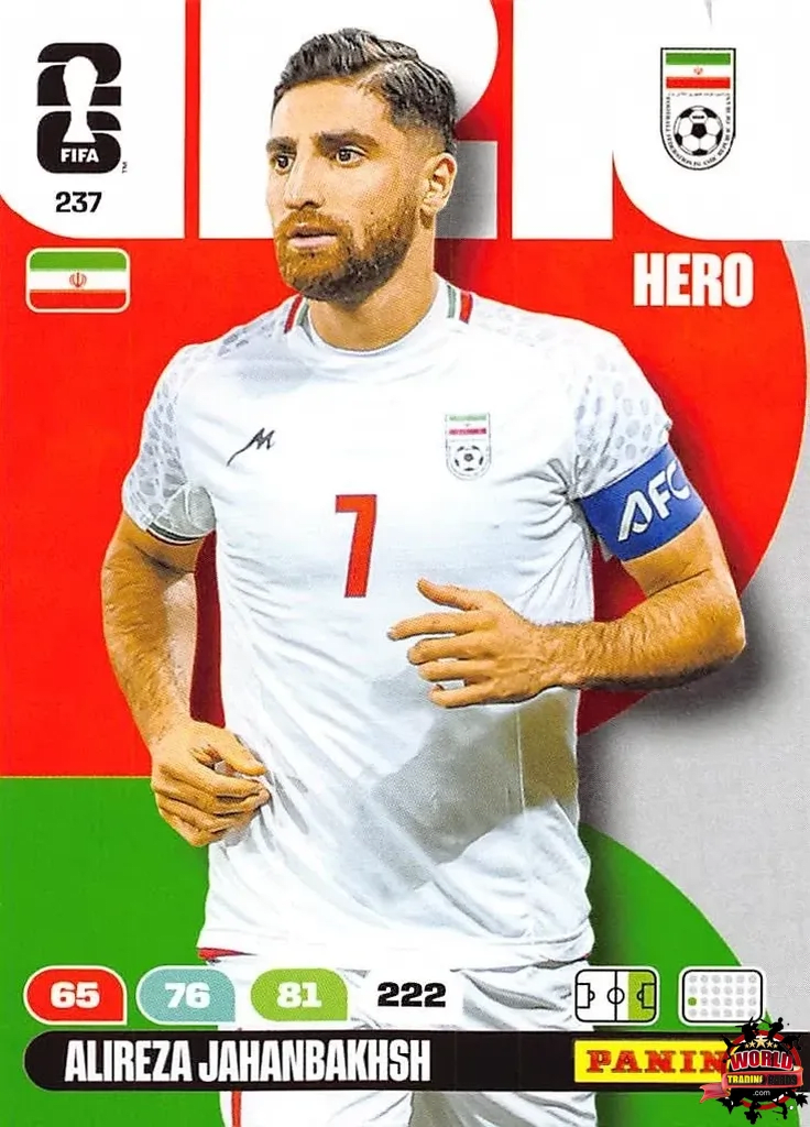 #237|Panini|Adrenlyn XL|FIFA World Cup|2026|Alireza Jahanbakhsh |BASICO