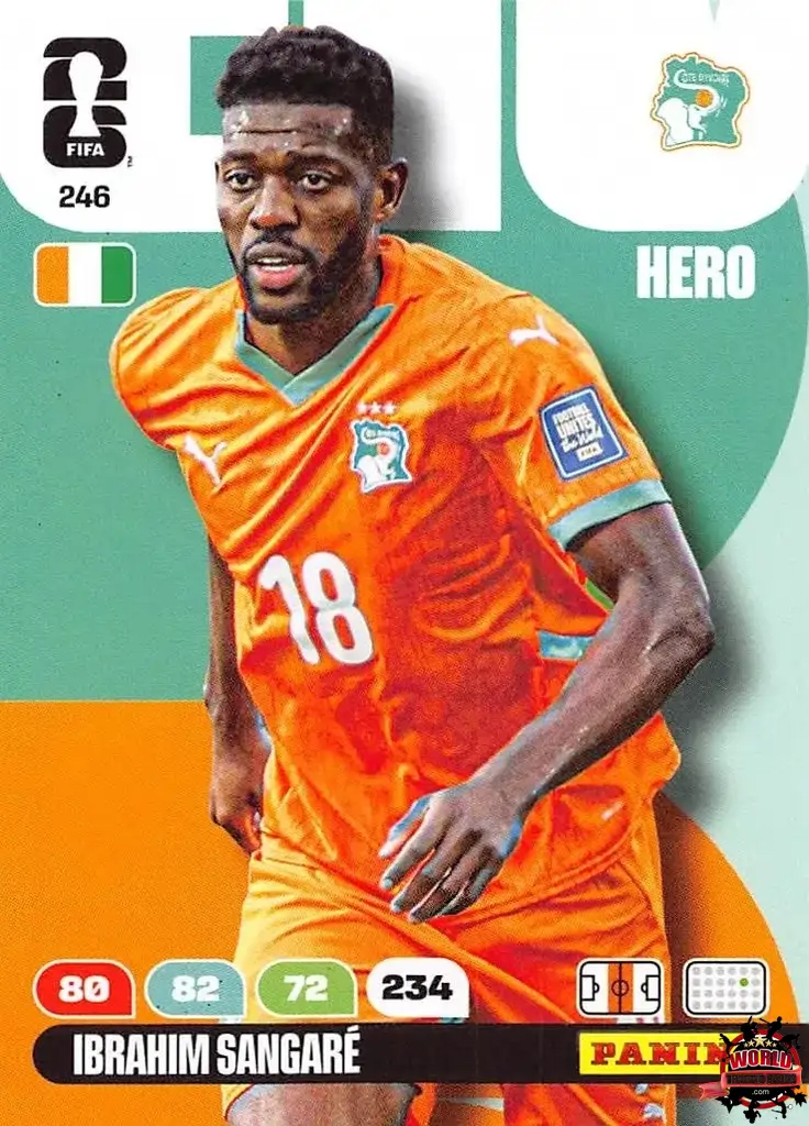 #246|Panini|Adrenlyn XL|FIFA World Cup|2026|Ibrahim Sangare |BASICO