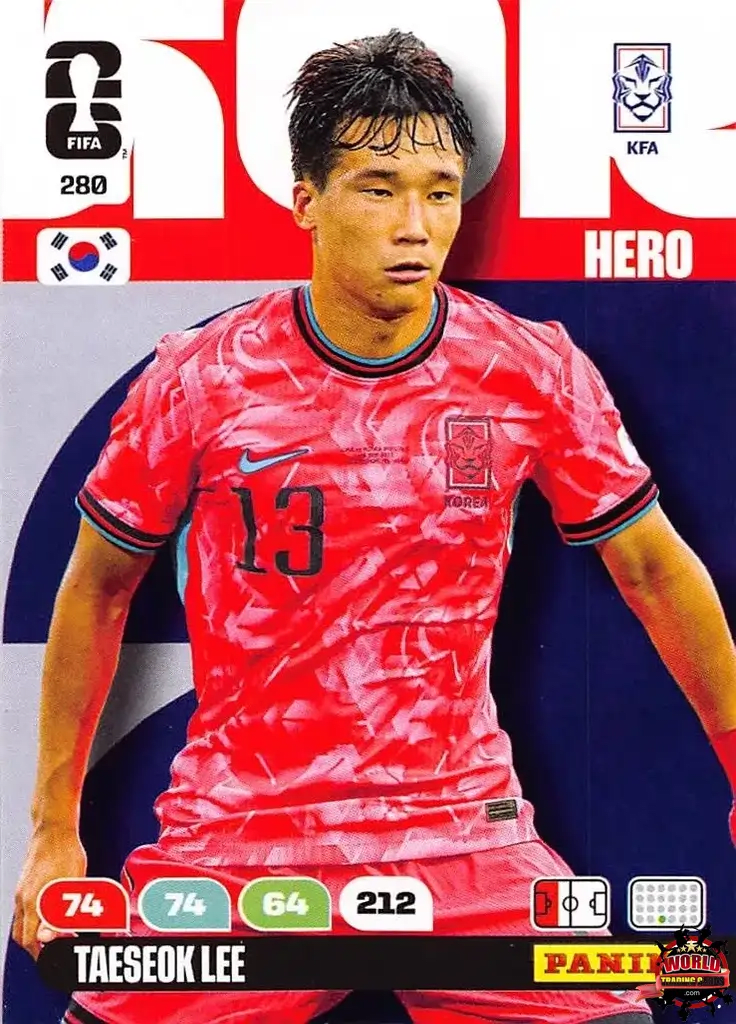 #280|Panini|Adrenlyn XL|FIFA World Cup|2026|Tae-seok Lee |BASICO