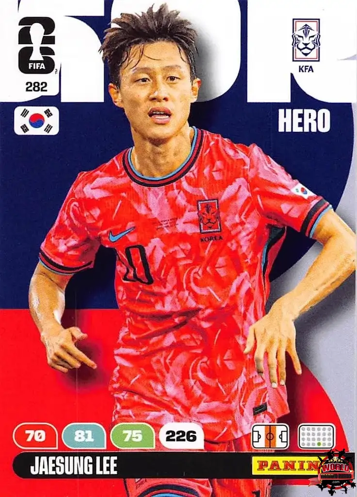 #282|Panini|Adrenlyn XL|FIFA World Cup|2026|Jae-sung Lee|BASICO