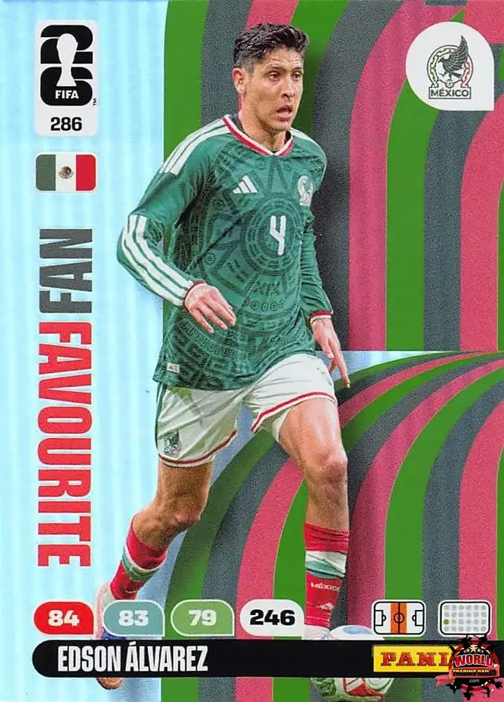 Edson Álvarez - Fan Favorite - Mexico - Panini Adrenalyn XL FIFA