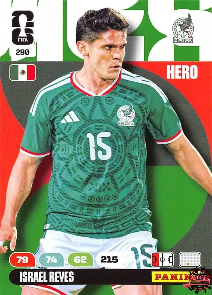 #290|Panini|Adrenlyn XL|FIFA World Cup|2026|Israel Reyes |BASICO