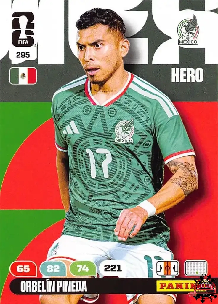 #295|Panini|Adrenlyn XL|FIFA World Cup|2026|Orbelín Pineda|BASICO