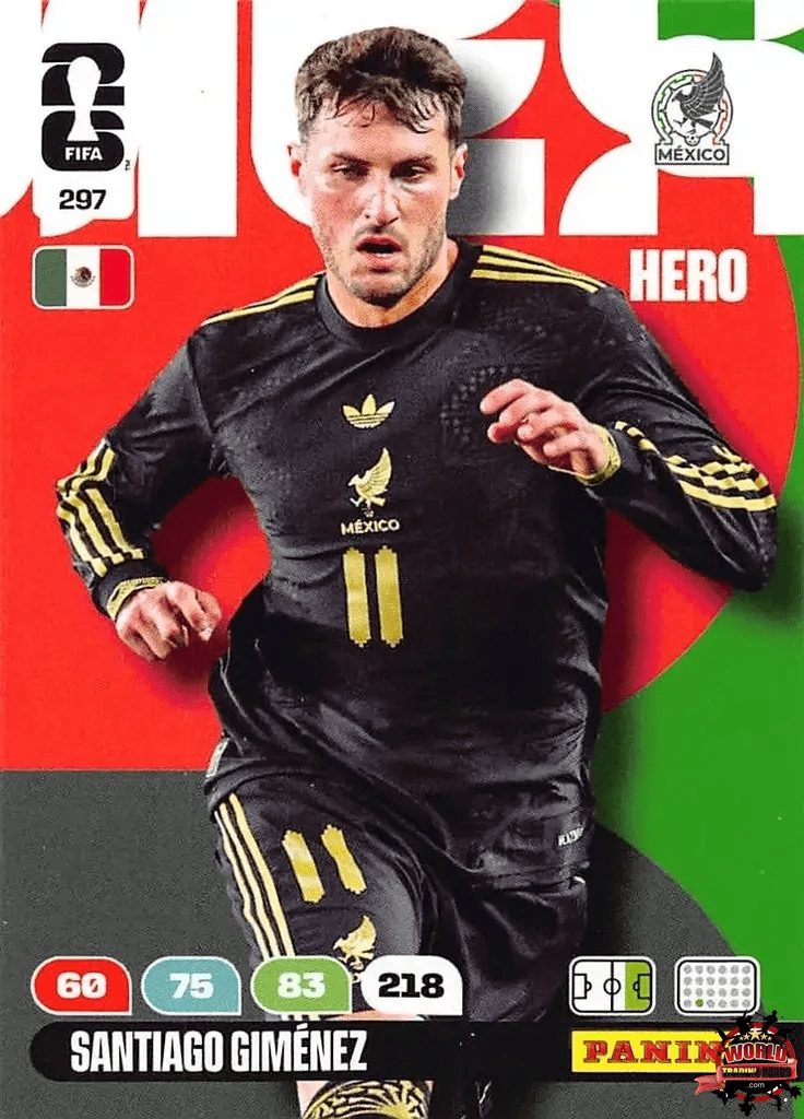 Chromium Trading Card Football-Santiago Giménez-Mexico-Panini