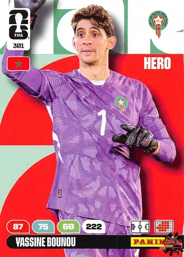 Chrome Trading Card Football - Vassine Bounou - Morocco - Panini