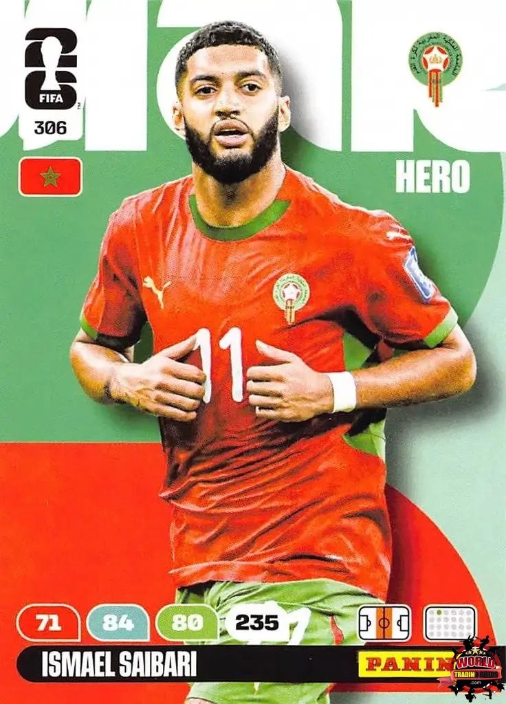 #306|Panini|Adrenlyn XL|FIFA World Cup|2026|Ismael Saibari |BASICO