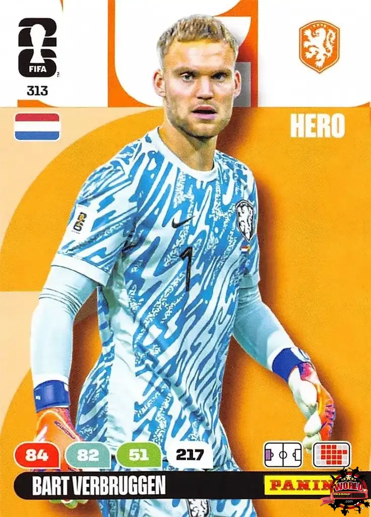 #313|Panini|Adrenlyn XL|FIFA World Cup|2026|Bart Verbruggen |BASICO