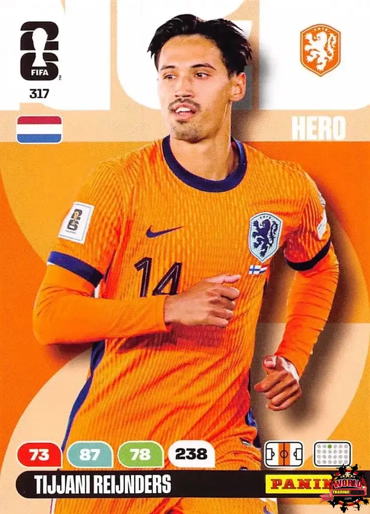 #317|Panini|Adrenlyn XL|FIFA World Cup|2026|Tijani Reijnders |BASICO