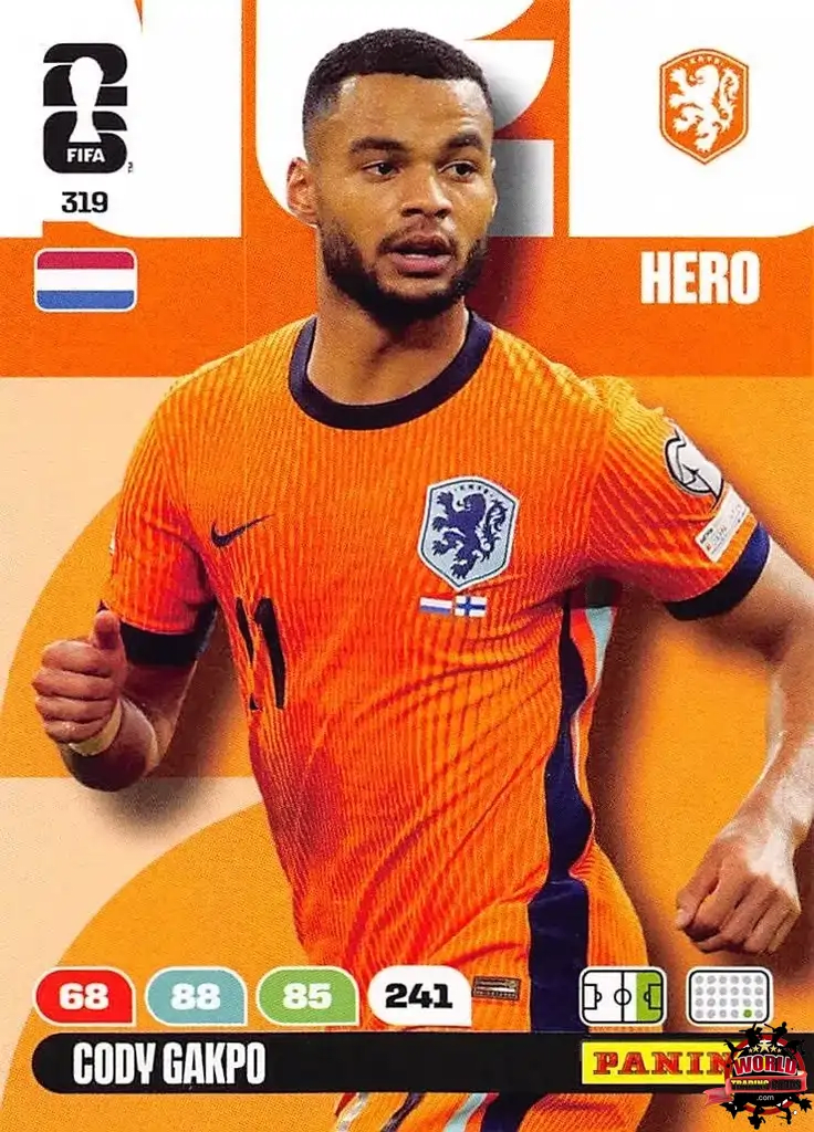 Cody Gakpo - Netherlands - Panini Adrenalyn XL FIFA World Cup 2026