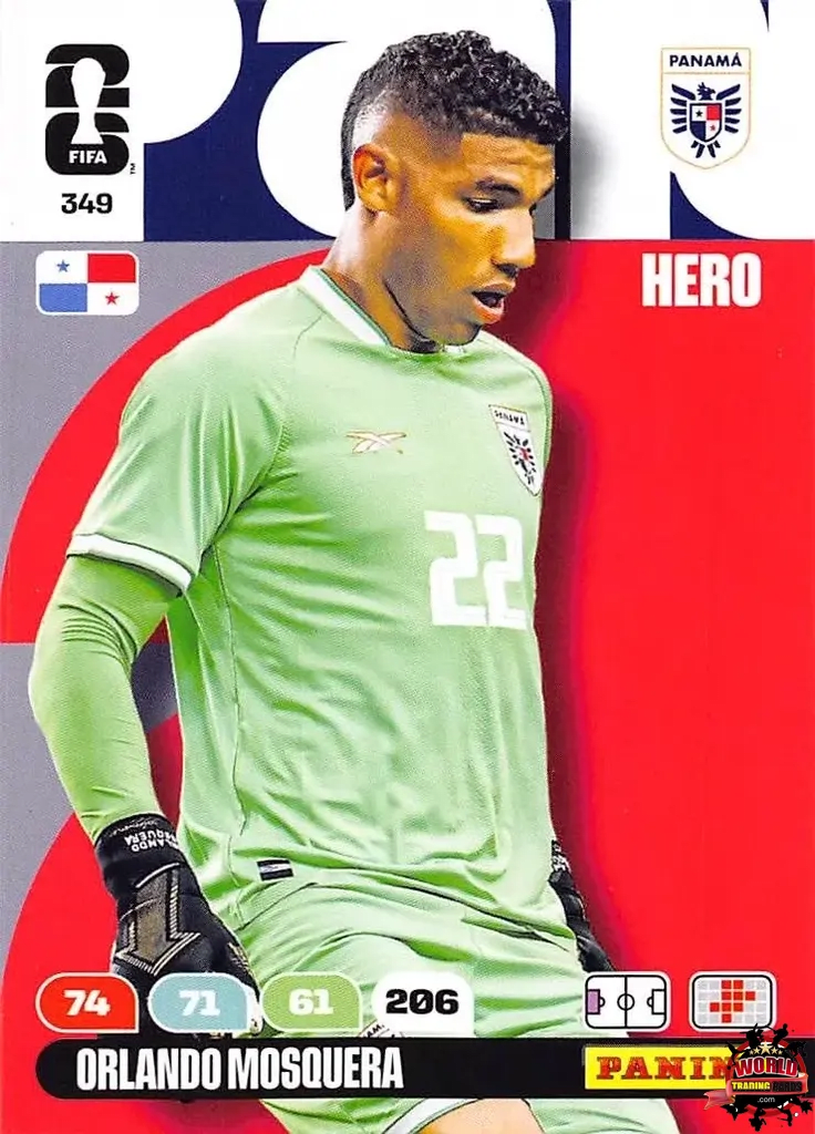 #349|Panini|Adrenlyn XL|FIFA World Cup|2026|Orlando Mosquera |BASICO