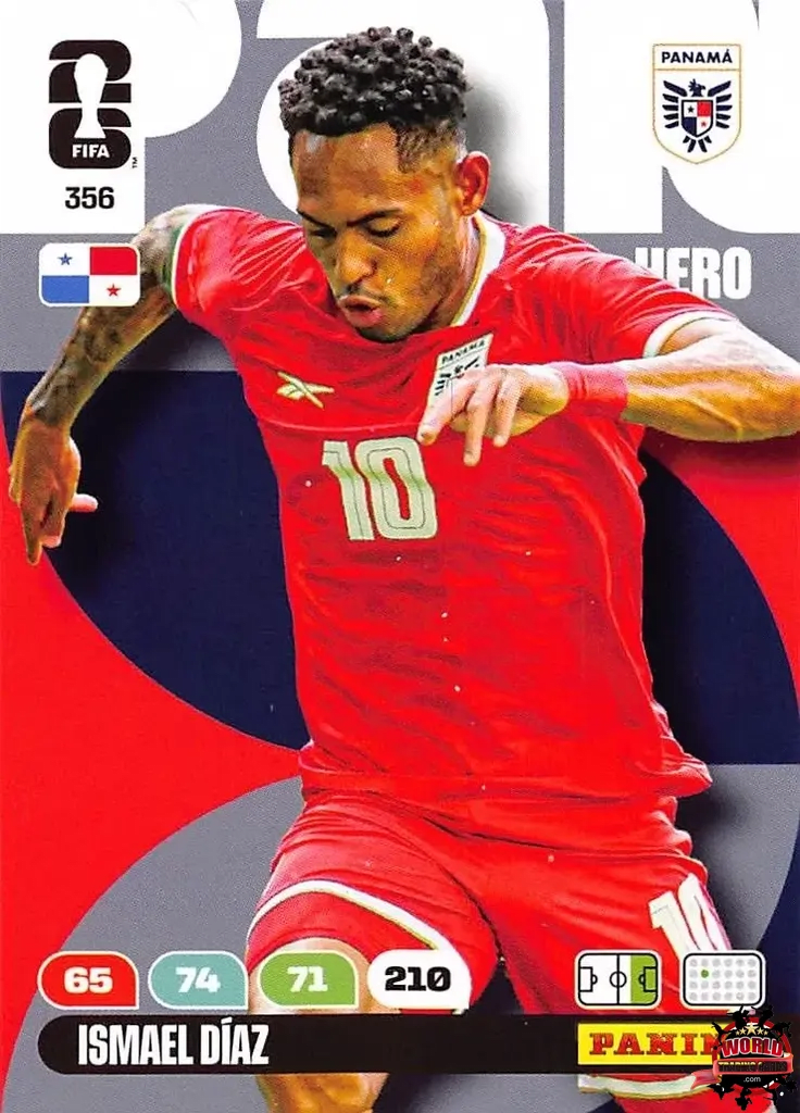 #356|Panini|Adrenlyn XL|FIFA World Cup|2026|Ismael Díaz |BASICO