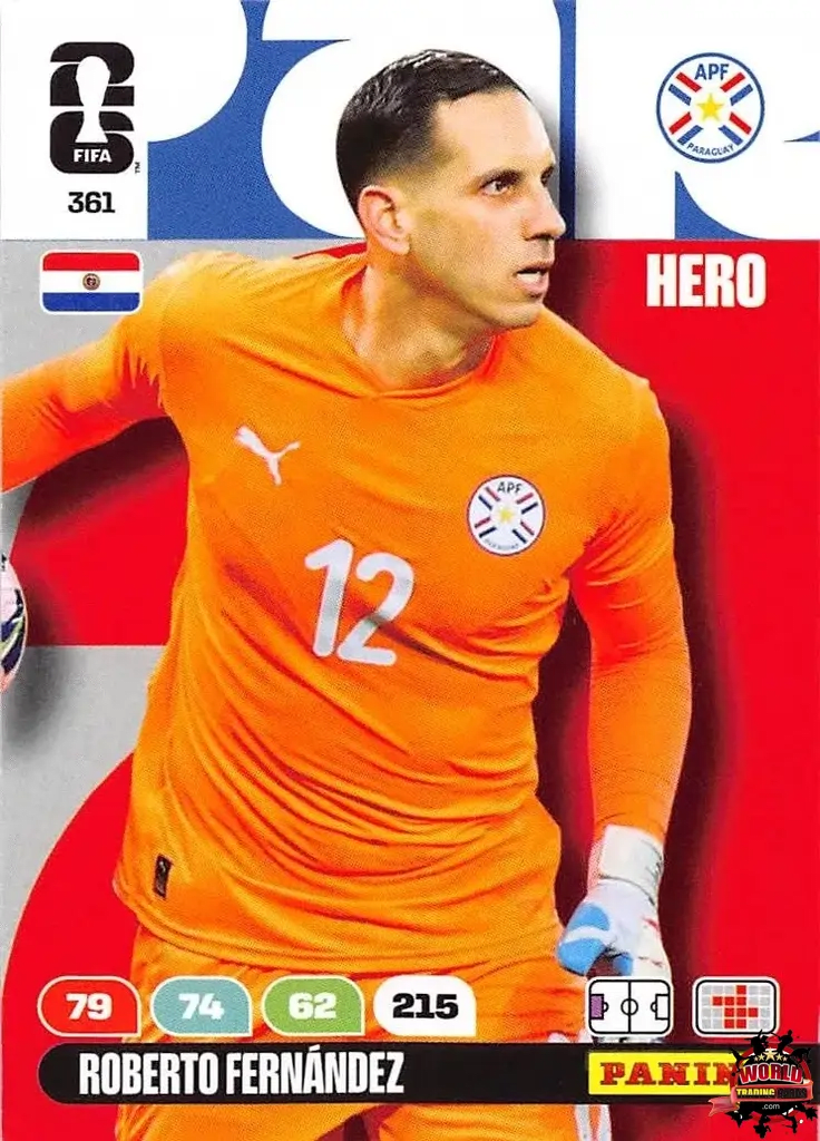 #361|Panini|Adrenlyn XL|FIFA World Cup|2026|Roberto Fernández |BASICO