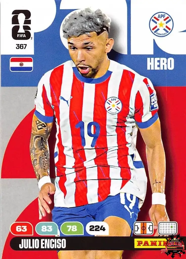 #367|Panini|Adrenlyn XL|FIFA World Cup|2026|Julio Enciso |BASICO