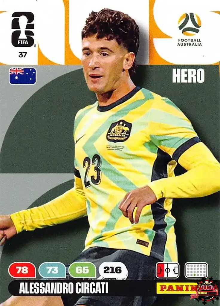 Trading Card Soccer-Alessandao Circati -Australia-Panini Adrenalyn