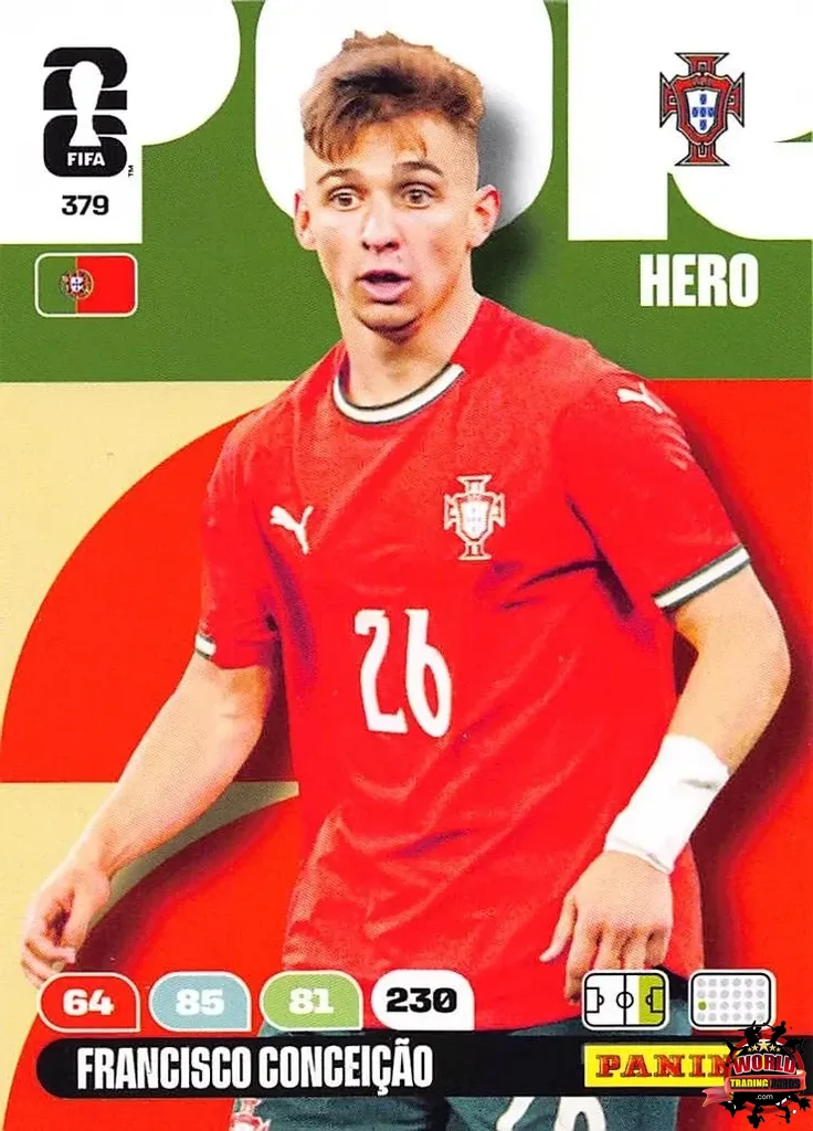 #379|Panini|Adrenlyn XL|FIFA World Cup|2026|Francisco Conceicao |BASICO