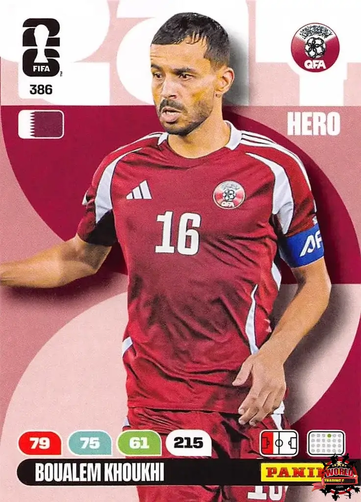 #386|Panini|Adrenlyn XL|FIFA World Cup|2026|Boualem Khoukhi|BASICO