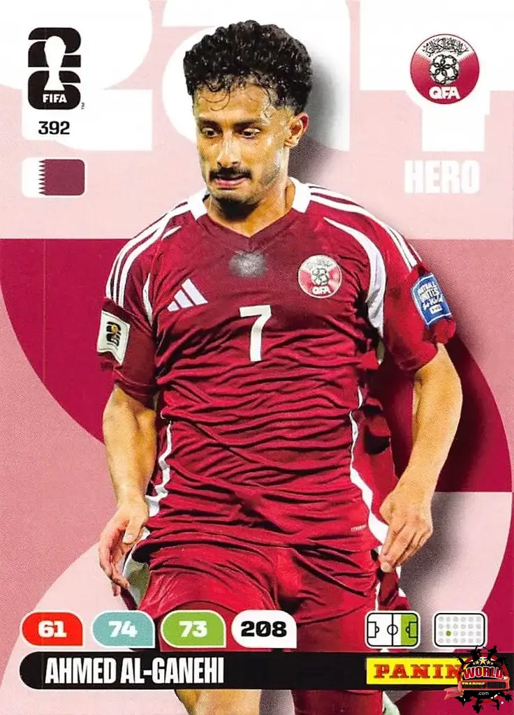 #392|Panini|Adrenlyn XL|FIFA World Cup|2026|Ahmed Al-Ganehi|BASICO