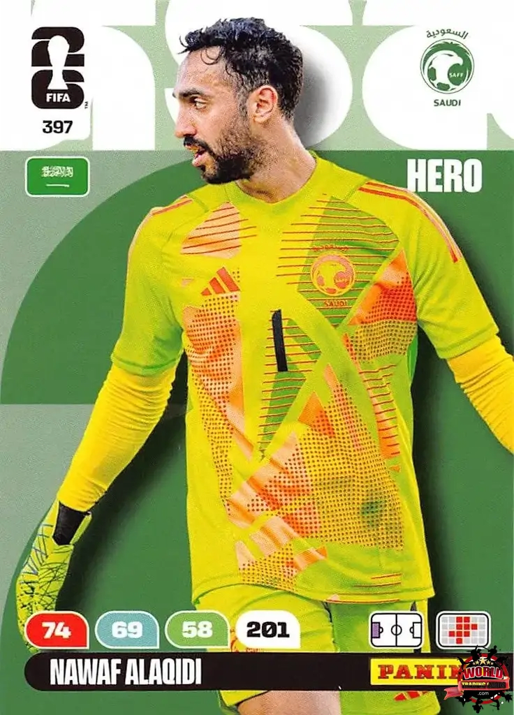 #397|Panini|Adrenlyn XL|FIFA World Cup|2026|Nawaf Alaqidi|BASICO