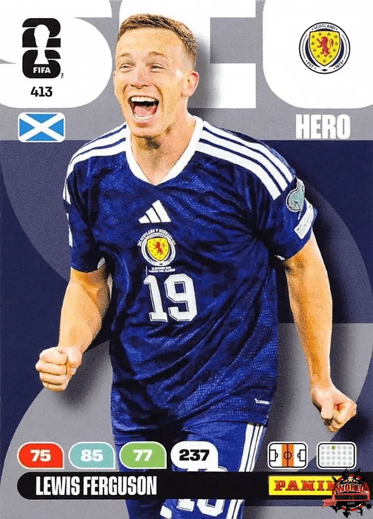 #413|Panini|Adrenlyn XL|FIFA World Cup|2026|Lewis Ferguson |BASICO