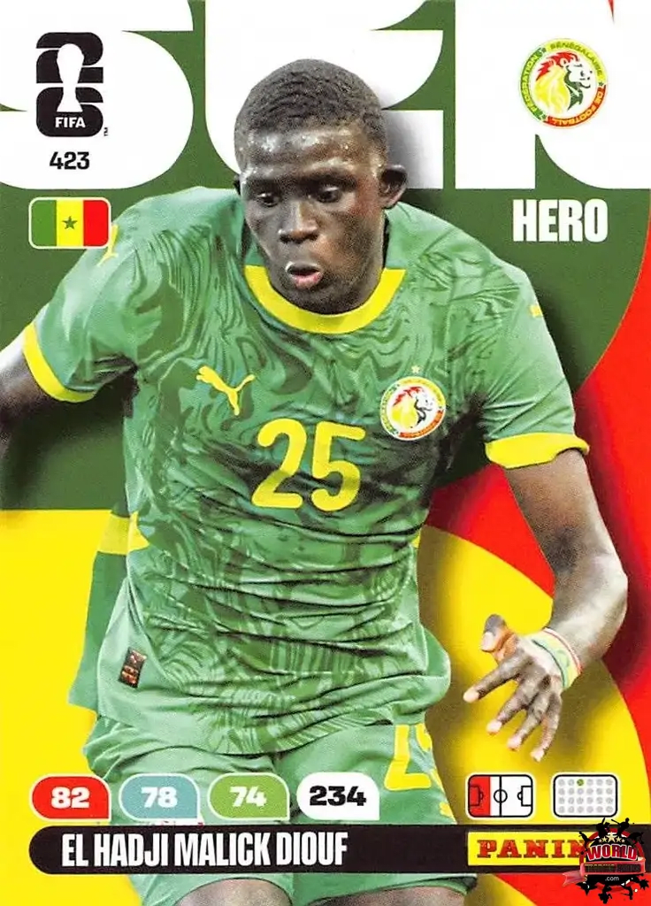 #423|Panini|Adrenlyn XL|FIFA World Cup|2026|El Hadji Malick Diouf |BASICO