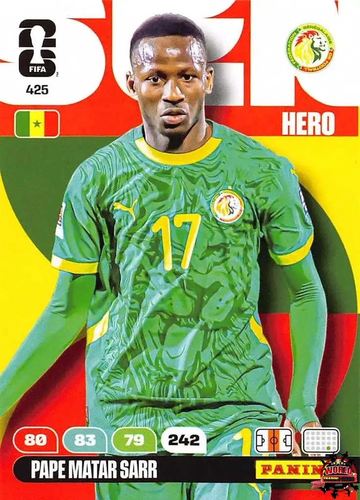 世界10枚限定！PANINI PAPE MATAR SARR サー RC Cromo Trading Card Fútbol-Pape Matar Sarr -Senegal-Panini