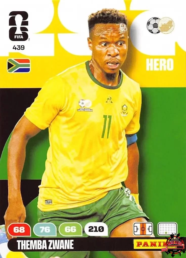 #439|Panini|Adrenlyn XL|FIFA World Cup|2026|Themba Zwane |BASICO