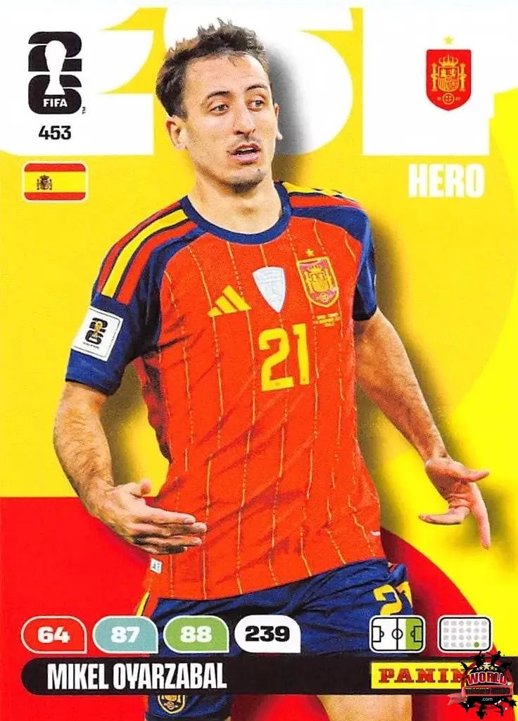 #453|Panini|Adrenlyn XL|FIFA World Cup|2026|Mikel Oyarzabal |BASICO