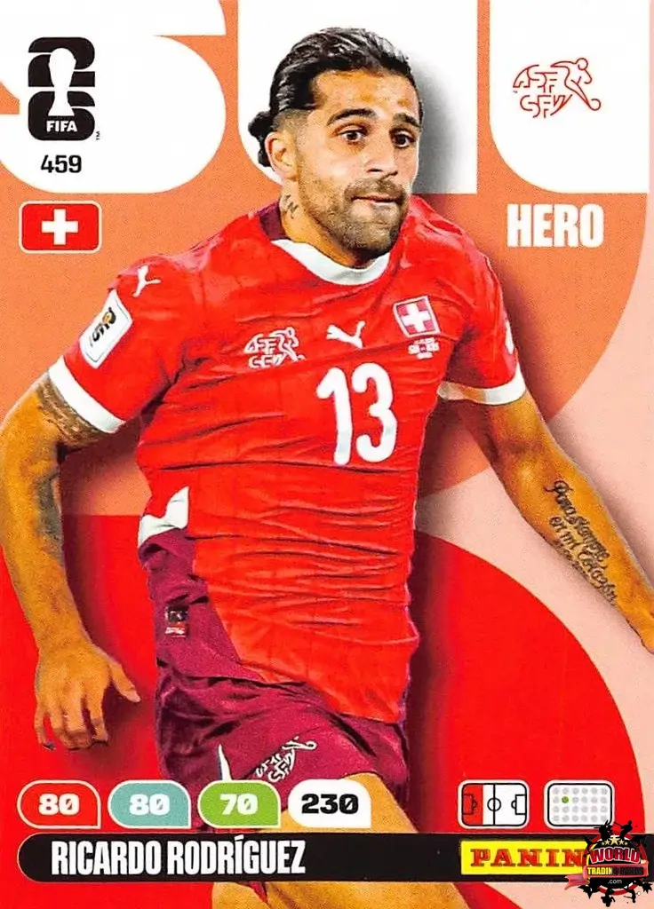#459|Panini|Adrenlyn XL|FIFA World Cup|2026|Ricardo Rodriguez |BASICO