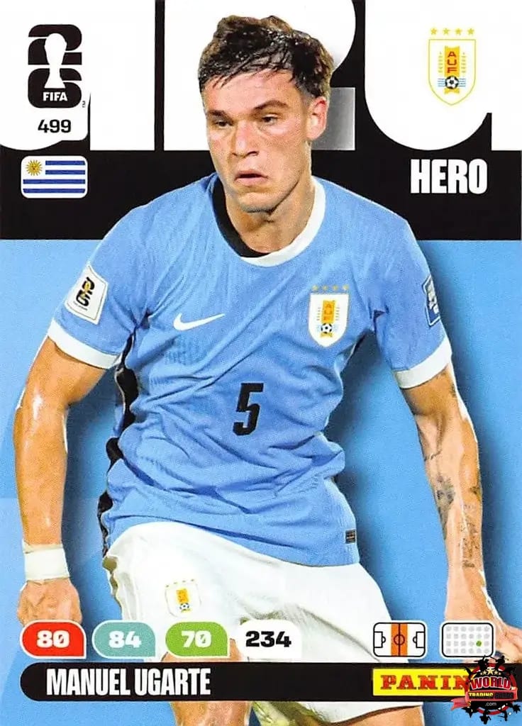 #499|Panini|Adrenlyn XL|FIFA World Cup|2026|Manuel Ugarte|BASICO