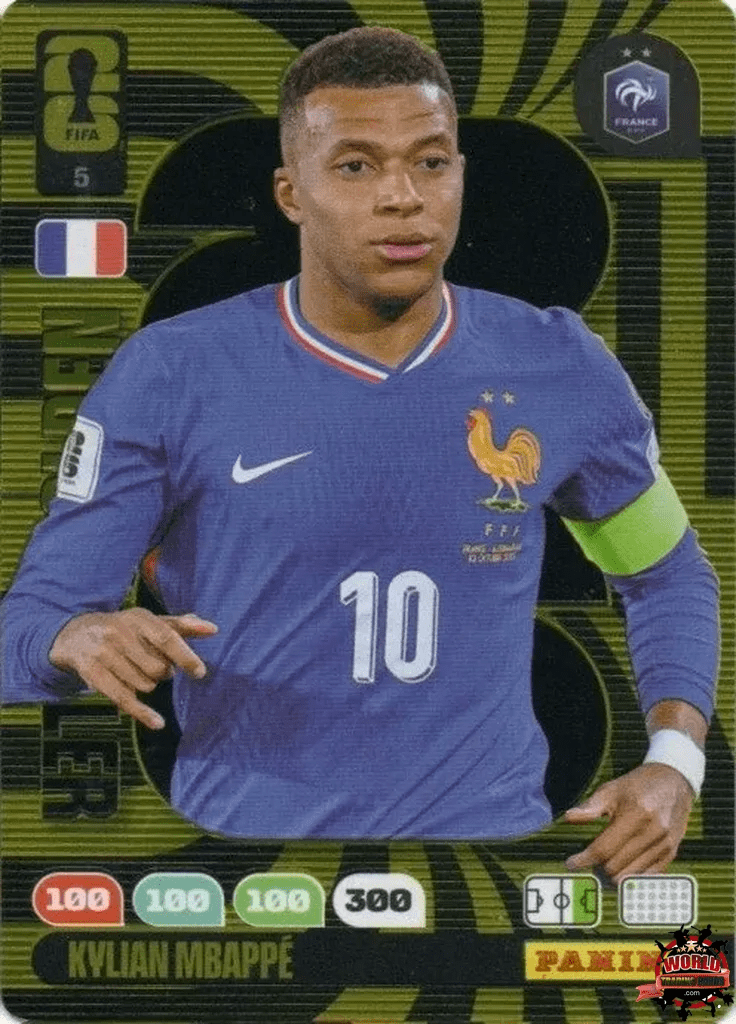 #005|Panini|Adrenlyn XL|FIFA World Cup|2026|Kylian Mbappe|Golden Baller
