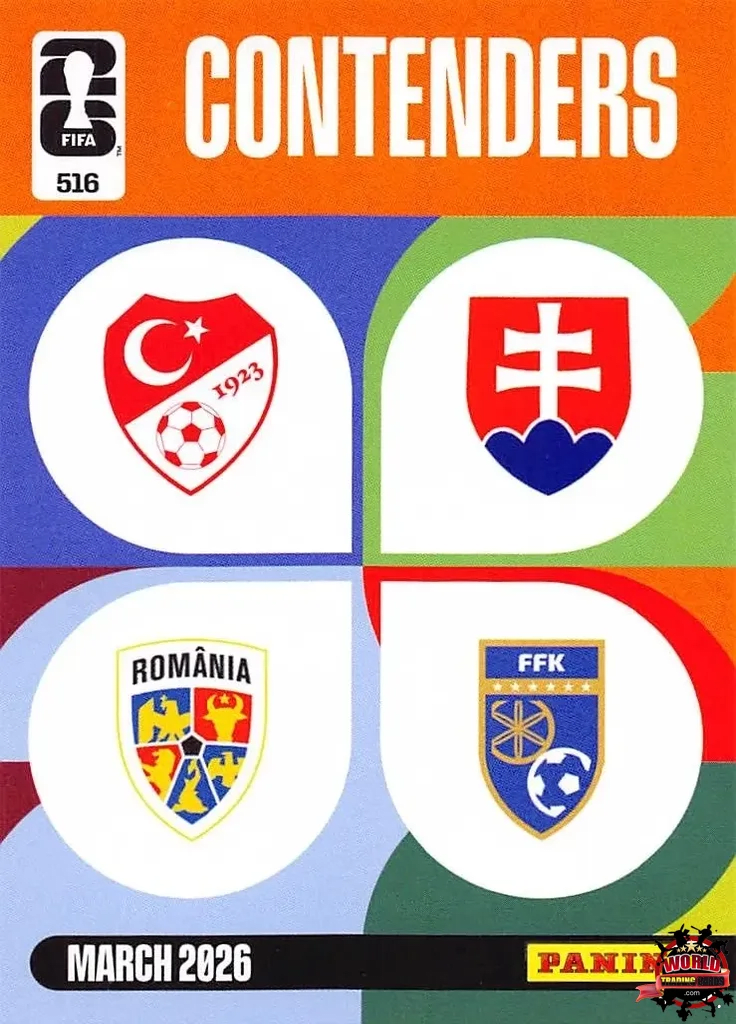 romanian pokemon cards Football Trading Card - Turkey - Romania / Slovakia - Kosovo - Panini  Adrenalyn XL FIFA World Cup 2026 - 516